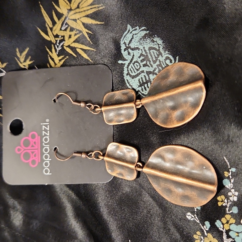 Paparazzi Copper Earrings